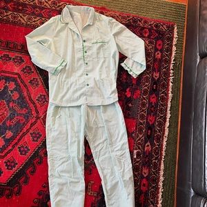 Vintage Handmade Pin Stripe Pajama Set